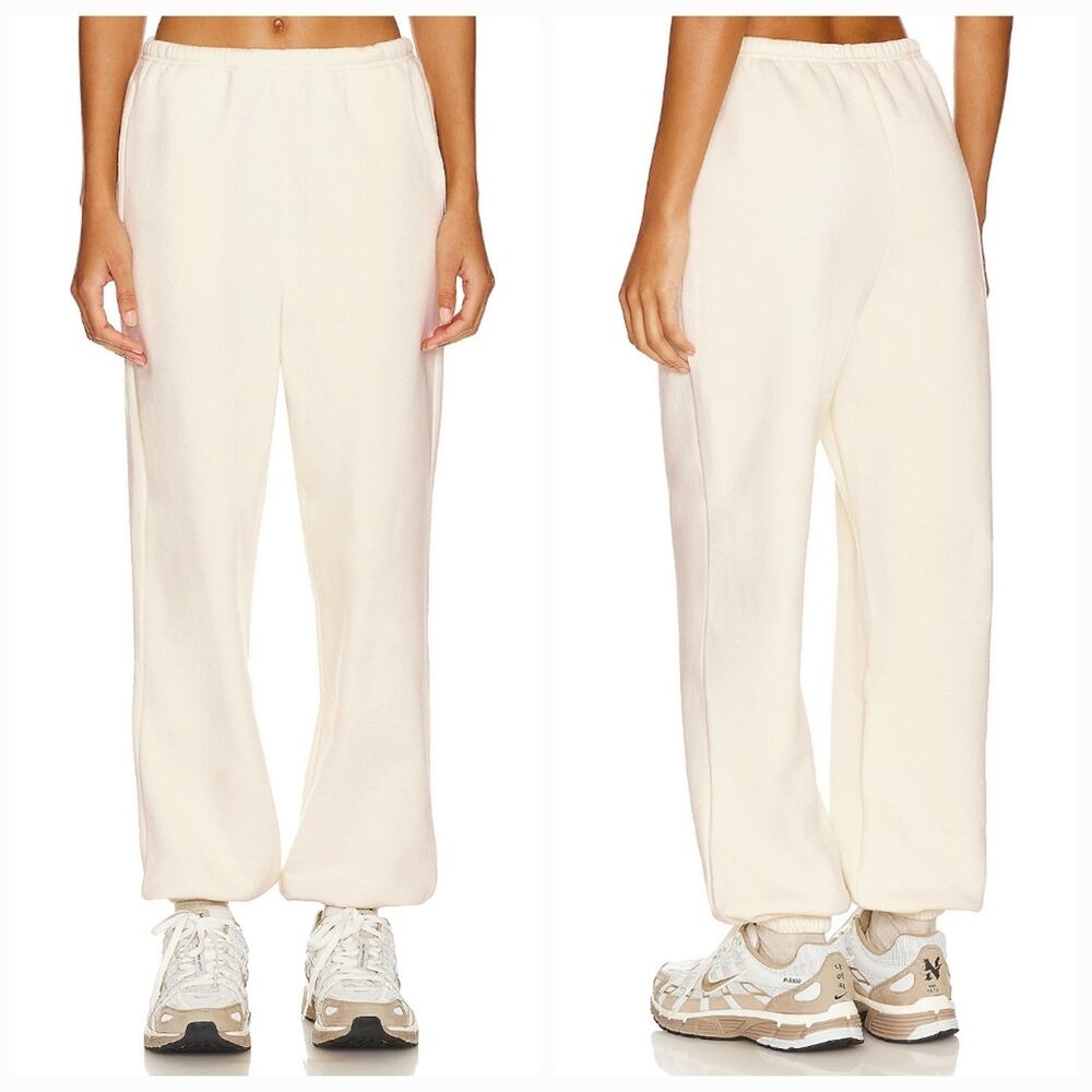 WellBeing + BeingWell Ayla Sweatpant in Bone White